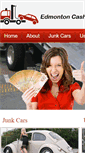 Mobile Screenshot of edmontoncashforjunkcars.com